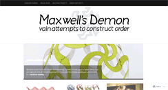 Desktop Screenshot of maxwelldemon.com