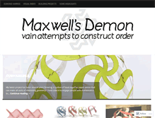 Tablet Screenshot of maxwelldemon.com